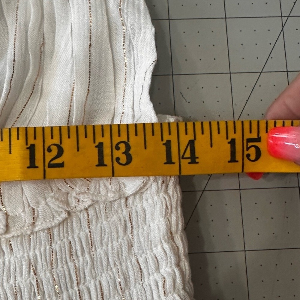 Ananta‎ NWT Elegant Bohemian Size L/XL pastel& White Halter Maxi Dress - Picture 13 of 16